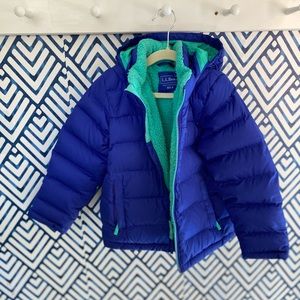 LL Bean kids winter coat, size 5/6